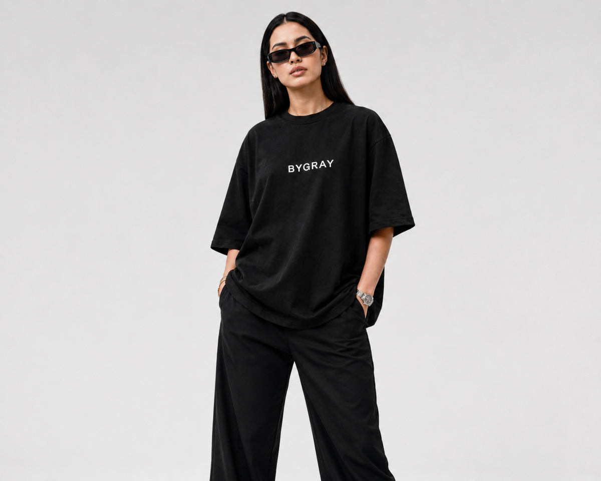 BYGRAY Signature Logo Tee – Women